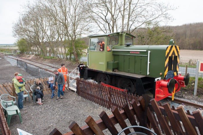 Cab rides in the YWR's locomotive “Sir Tatton Sykes”